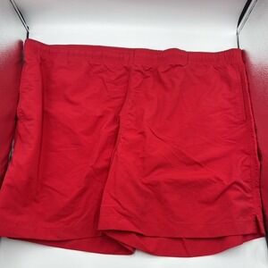 Lands' End Men's Red Swim Trunks Lined Drawstring Shorts Size‎ XL (40-42)